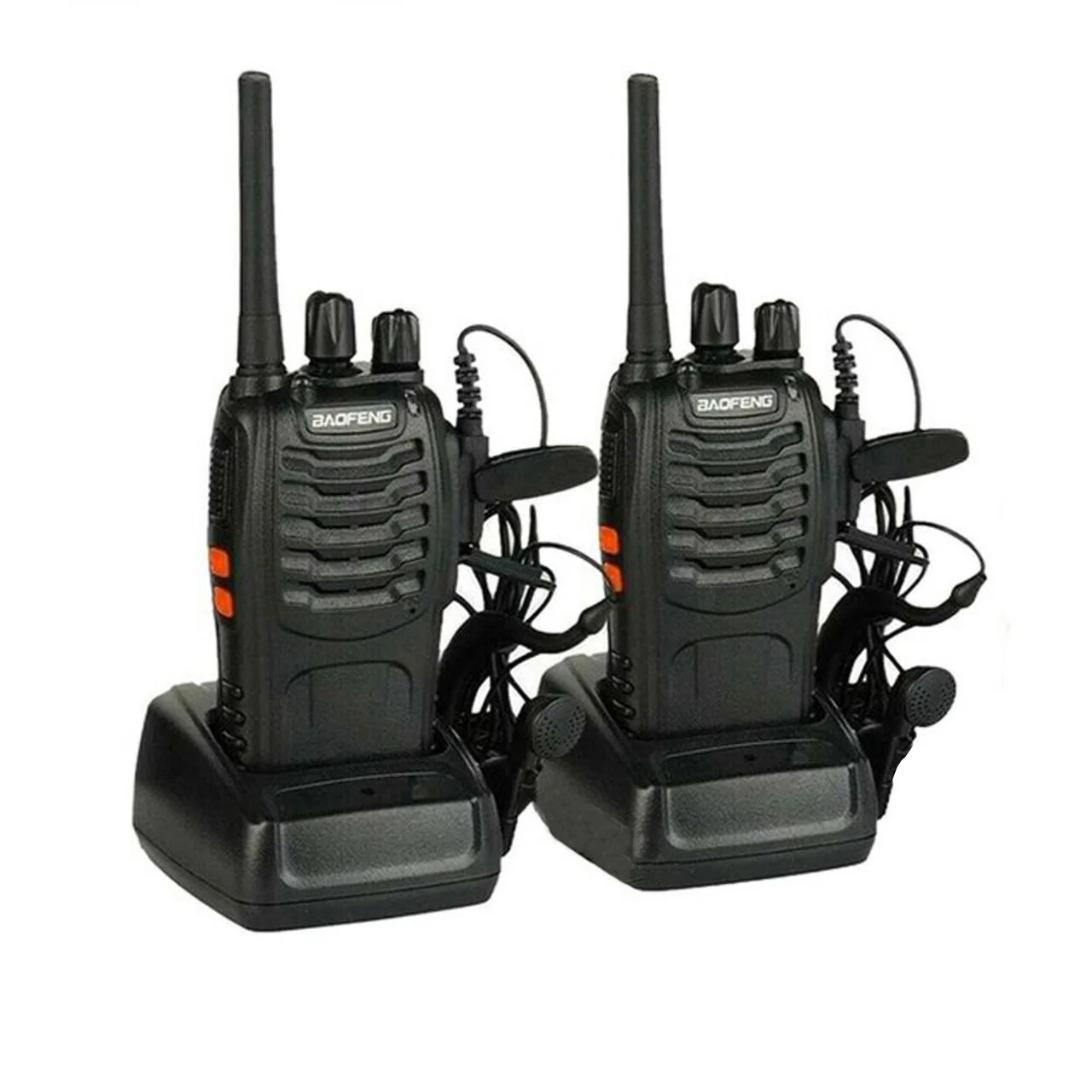 Baofeng Walkie Talkie BF-888S Pack of 2 with Earphone